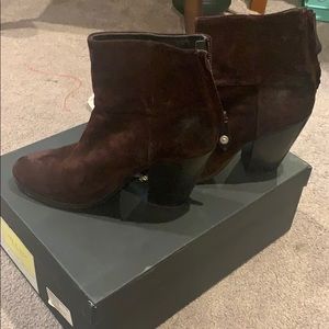 Rag and bone suede brown booties